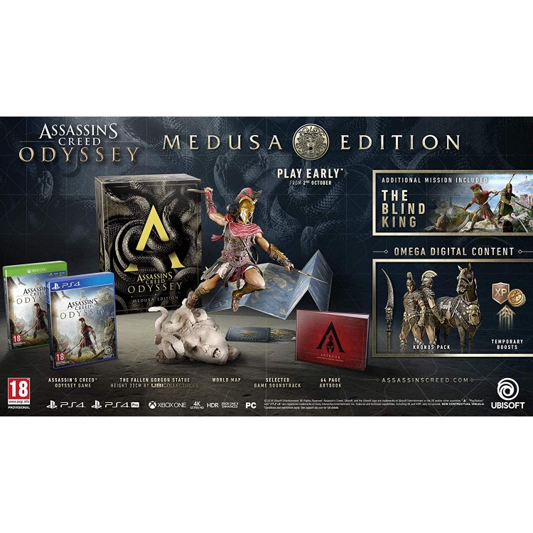 Assassin's Creed Odyssey Medusa Edition - R2 - PS4 عناوین بازی